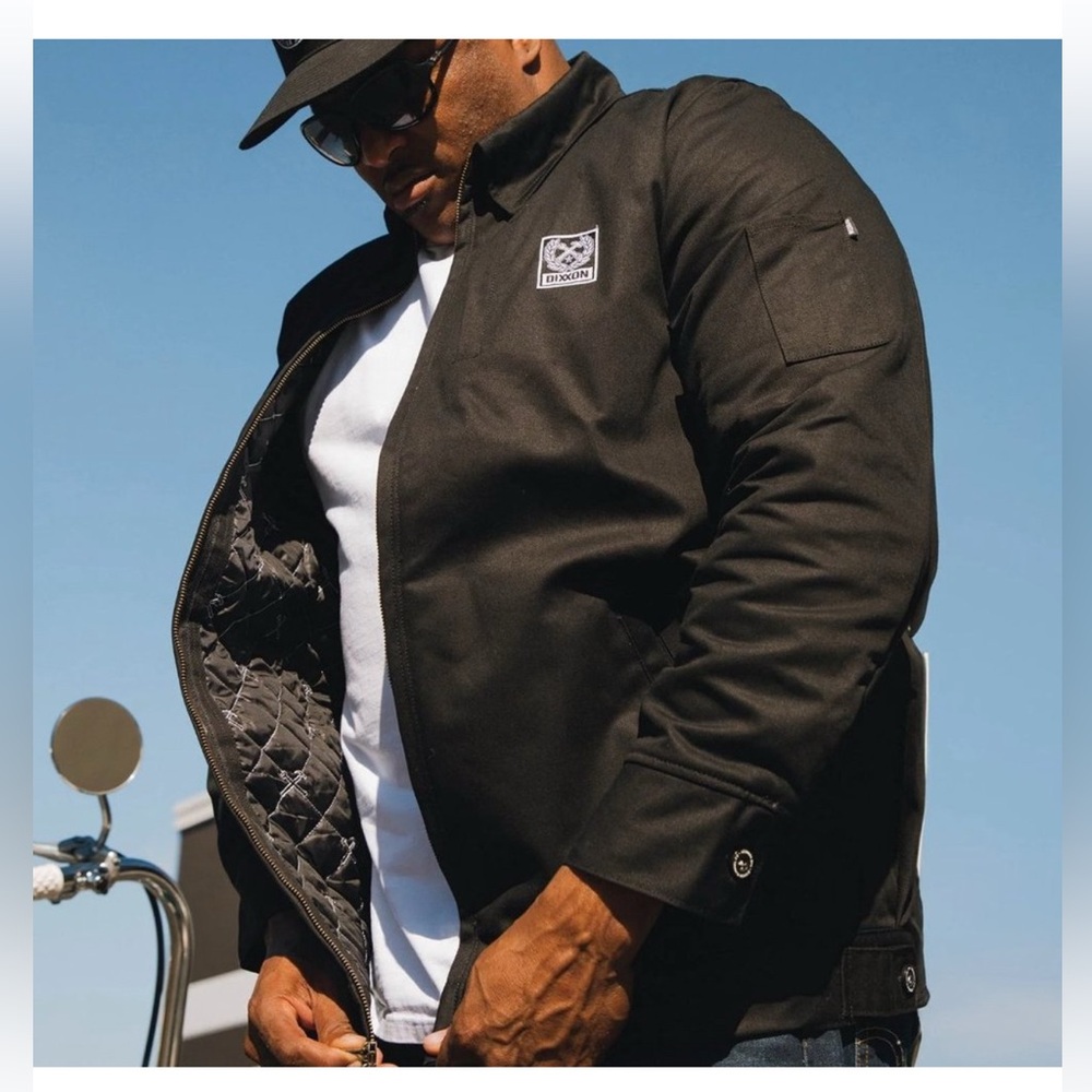 DIXXON Black Lined Kennedy Jacket NWOT